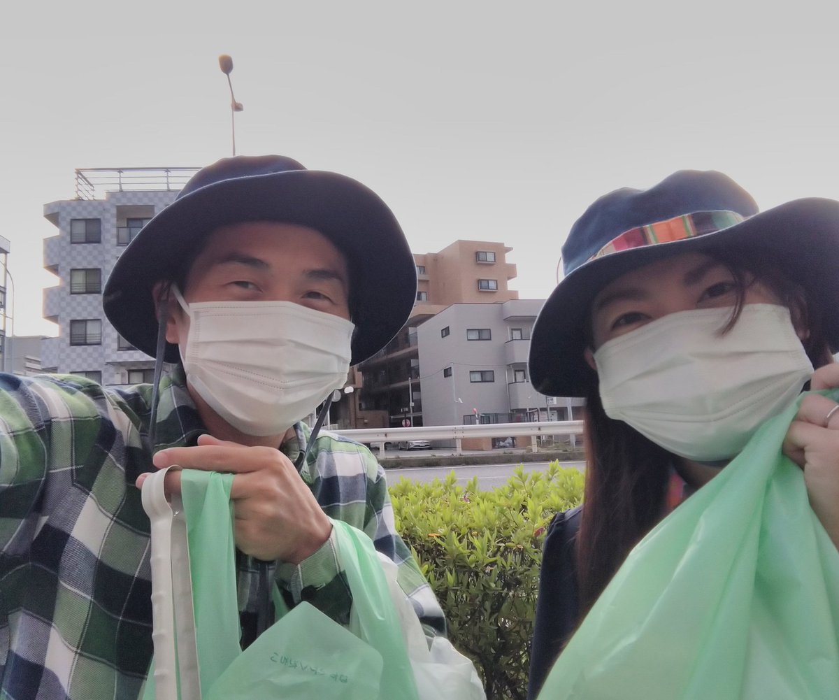 早朝ゴミ拾い６７回目。
今日は久し振りに相棒が復活しました＼(^o^)／
完全復活になるかはわかりませんが自分が小心者なので二人だと心強いです。
ゴミ拾い一緒にしてくれる事に感謝☺
今日もお疲れ様です！