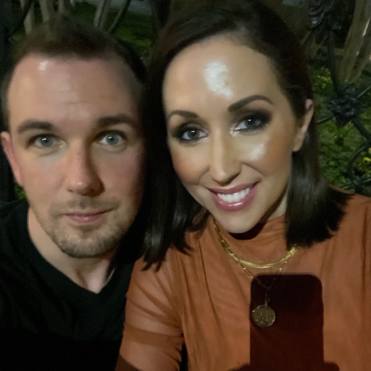 Me and bae in Natchez about to investigate The Natchez Theatre Company 🖤👻 #paranormal #teamjohnandamy