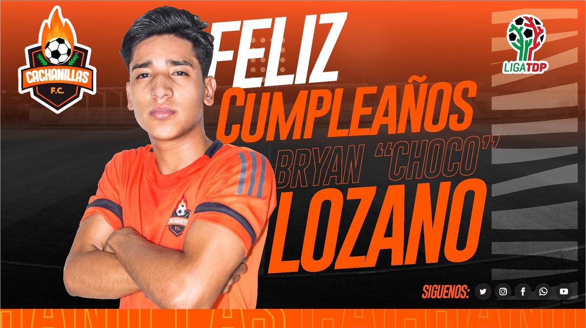 CachanillasFc's tweet photo. Feliz cumpleaños crack, de parte de todos los que conformamos esta bonita familia Cachanillas FC, que cumplas muchos más.⚽🎉

#cachanillasFC | #Mexicali | #CrecemosJuntos | #LigaTDP https://t.co/e0RMYtajmH