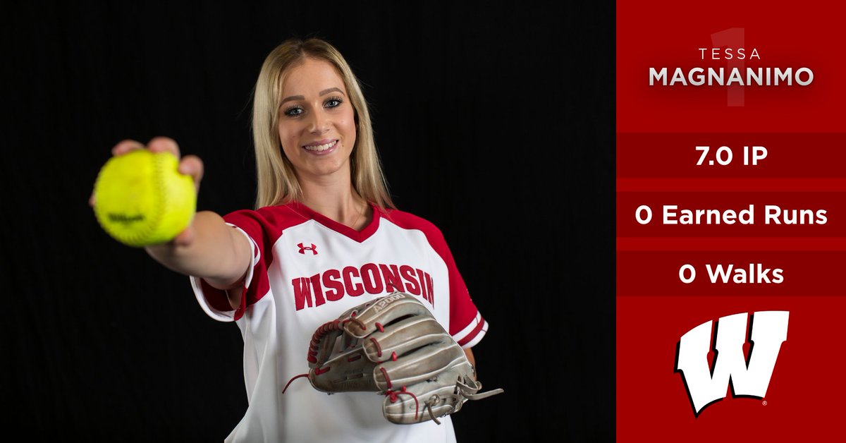 What an outing by <a href="/tessahelena/">Tessa Magnanimo</a>!

#Badgers || #OnWisconsin