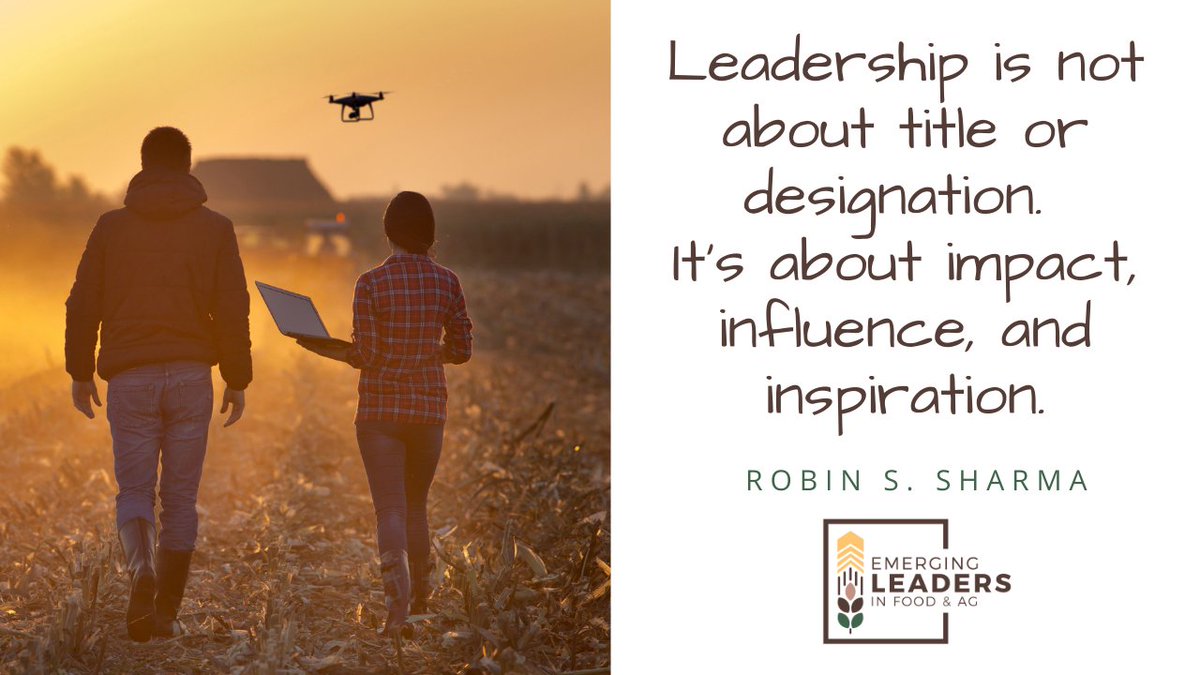 Emerging Leaders in Food & Agriculture tweet media