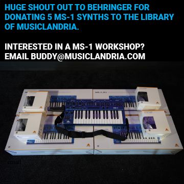 Great News Everyone.

@Behringer
#Behringer #MS1 #synthesizer #Charity #Donation #1500synths #helpingchildren #musictribe #globalmusic #helpmakemusic #givingtocharity #nonprofit #helpingothers #children #helpingkids #music #worldmusic #makingmusic #musicmaking #charitablecause