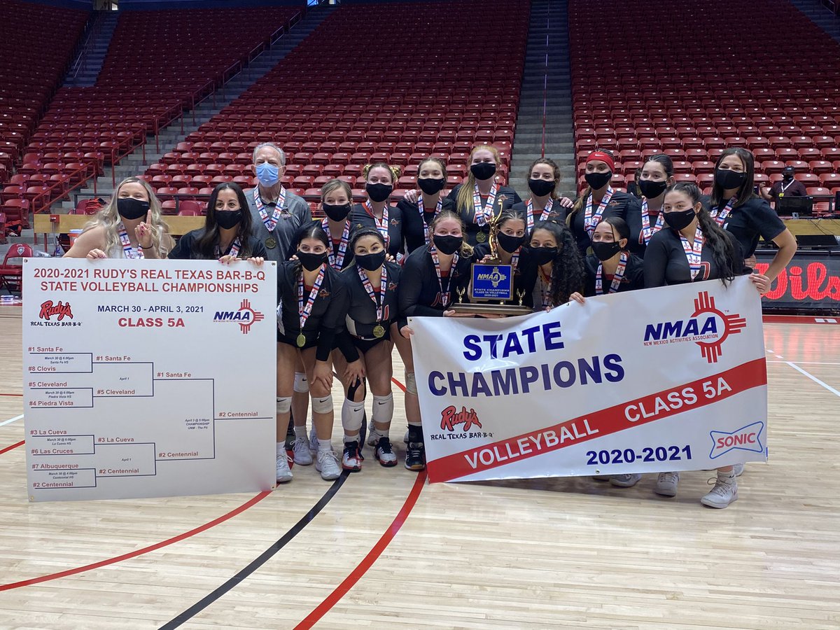 Rudy’s Real Texas Bar-B-Q Volleyball State Championships <a href="/rudysbbq/">Rudy's Bar-B-Q</a>
Class 5A Final
Centennial  25  25  25
Santa Fe     14   20  9