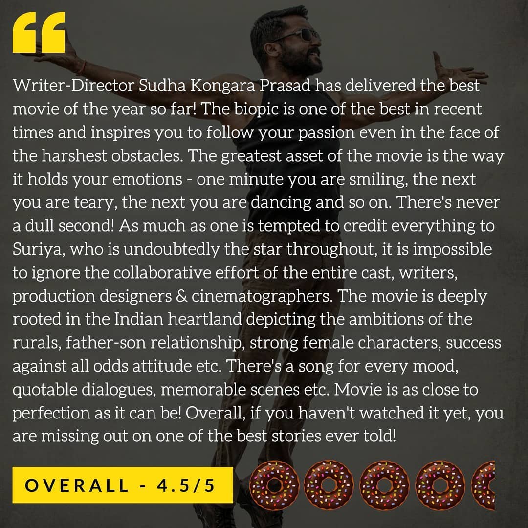 CineRanker's tweet photo. #BRDoughnutReview #SooraraiPottru #Udaan #UdaanOnPrime

Hindi Dubbed #SooraraiPottru version #Udaan is now streaming on Prime!

Don't miss this exceptional piece of art!

We reviewed it last year when it was released. Read our full review below!

#UdaanOnPrime
#Suriya #PrimeVideo https://t.co/7ps5wGQD0R