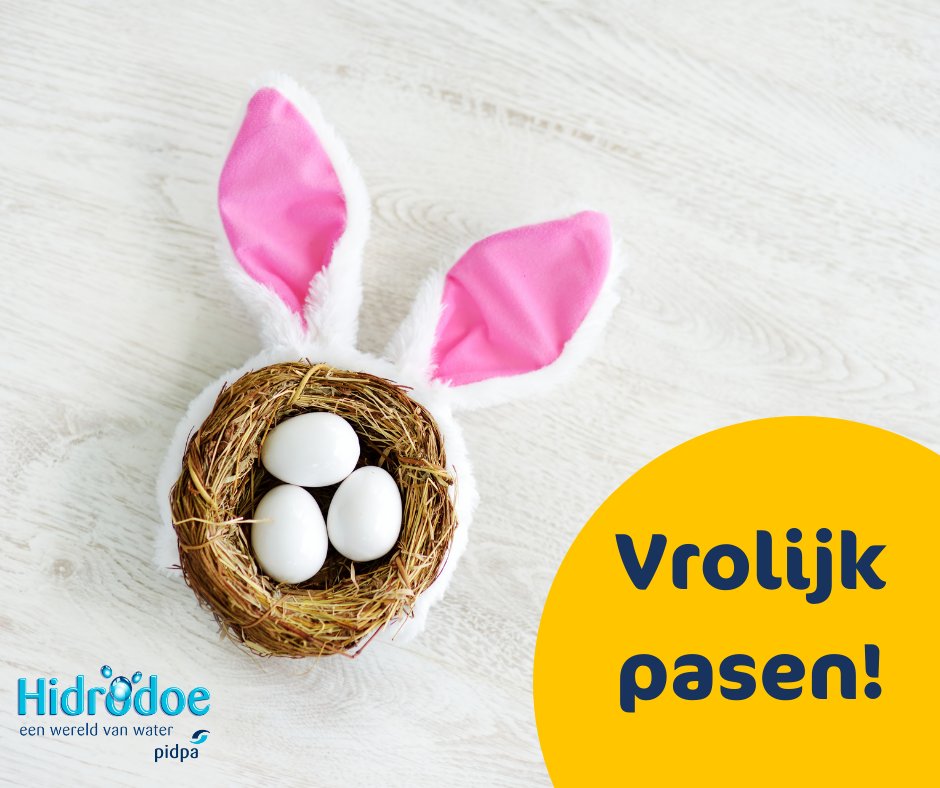 Vrolijk pasen! 🥚🐣🐥
Wist je dat een ei een watervoetafdruk van 200 liter water heeft? 
De beste keuze is trouwens een wit eitje, die kippen eten minder graan. Daardoor verminder je je watervoetafdruk én je CO²-uitstoot! 🤩
Check bit.ly/3fBOHfO voor je watervoetafdruk.
