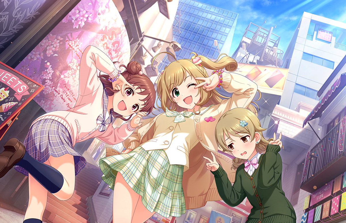 Deresute デレステ Eng Limited Ssr Heartful Sweeteen Shin Sato Skill Play Hard Suger Heart Life Sparkle High Proc Rate Very Short Effect Time Center Passion Cheer If There Are