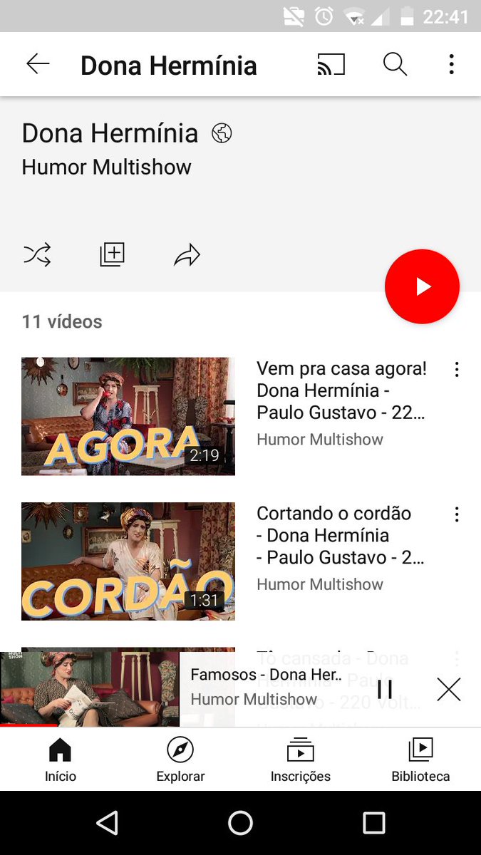 Paulo Gustavo por favor saia dessa. O que há de ser de nós sem você. Quero muitos vídeos nessa playlist aqui. 🙌🙌🙌🙌