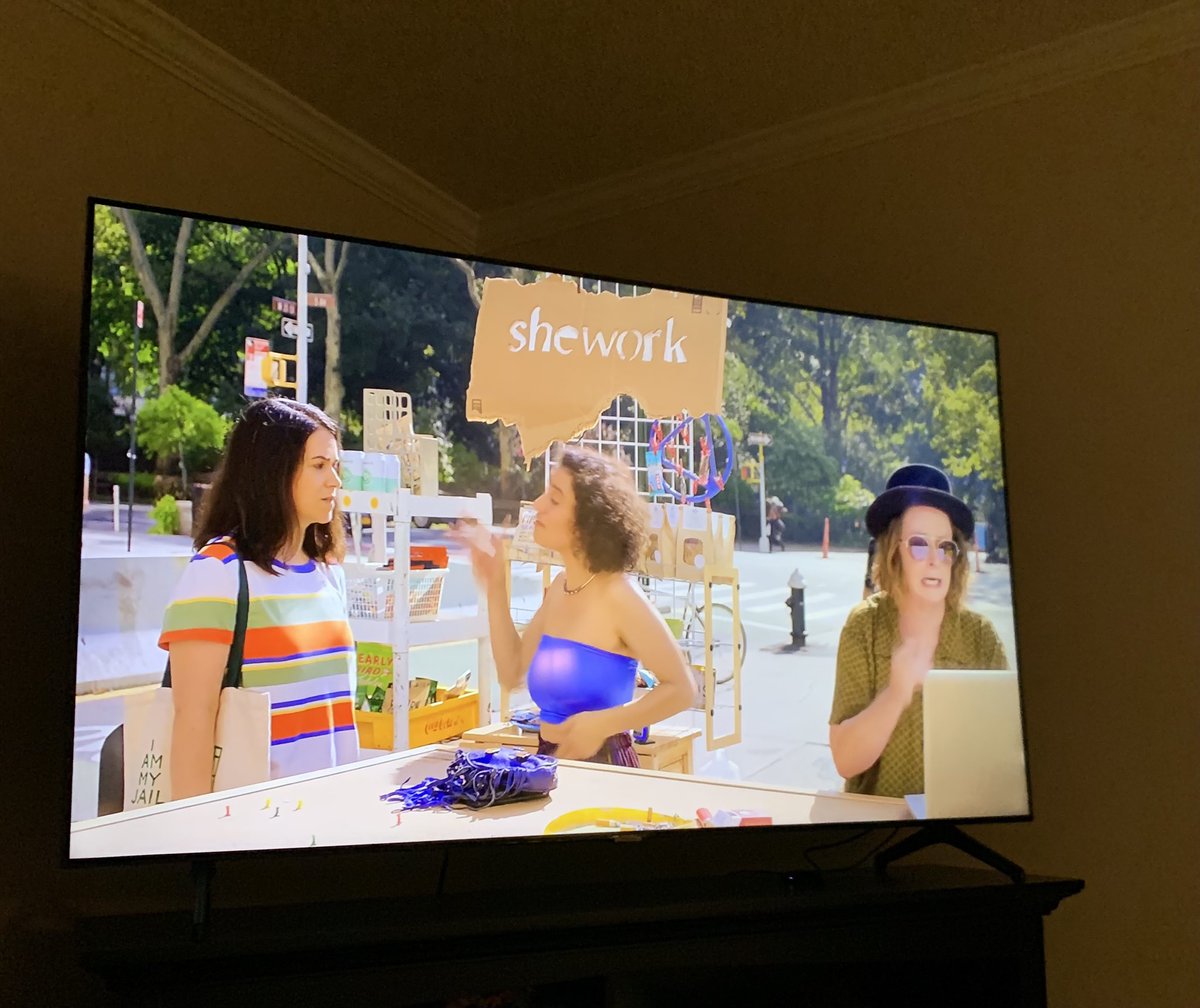 Vanessa_MAFS's tweet image. Watched the #WeWorkDoc on @hulu with my sister, then introduced her to the SheWork episode of @broadcity because I’m a good sibling. 🥴😛