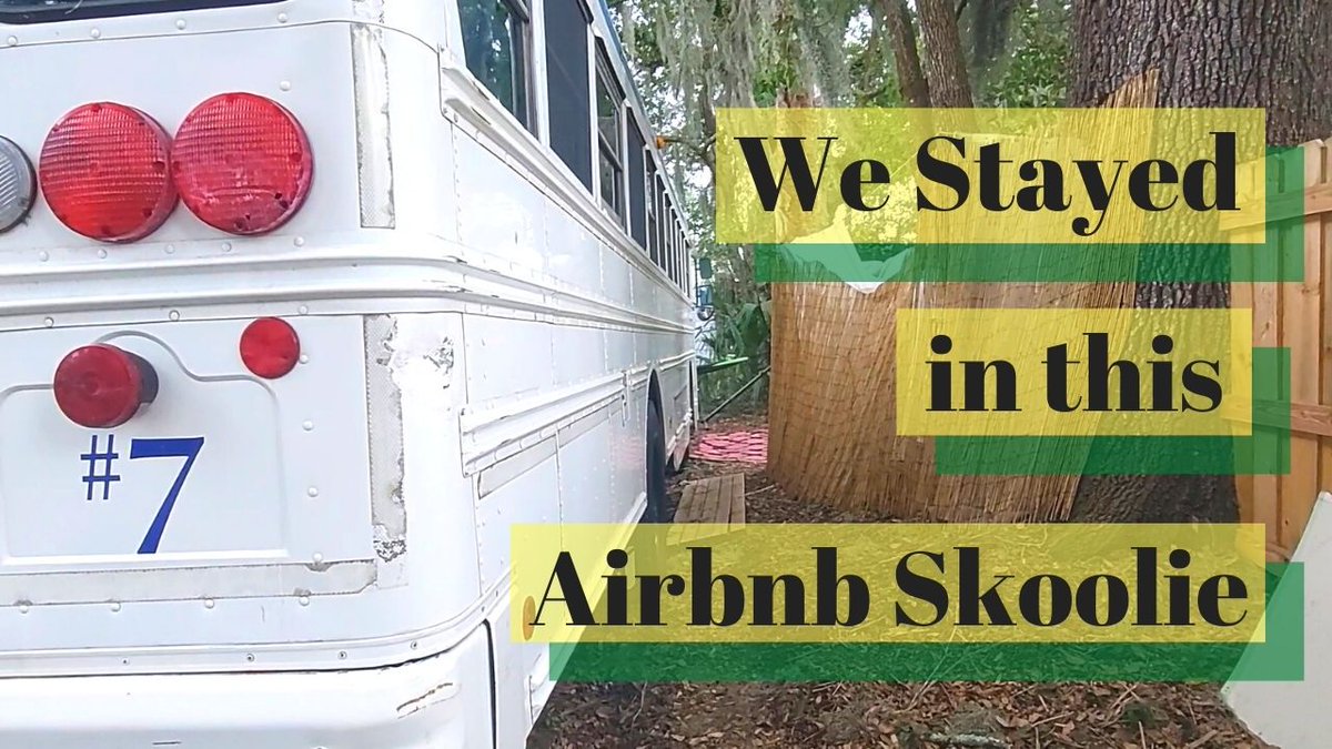 eatsleeprvrpt's tweet image. Have you seen this week's #vlog? We took you on a tour of a #convertedbus  @airbnb while in #gainesvilleflorida. So rush over to @youtube to see this really cute #skoolie!
youtu.be/OyK2qVEptdw
#rvlife #airbnb #airbnbexperience #airbnbflorida #gainesville
