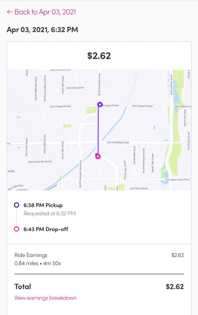 MollyBleu1's tweet photo. Rideshare companies are scamming their drivers in a pandemic. The first pic is approximately how much a passenger would have paid. The second pic is how much the driver was actually paid. This is bullshit and it needs to stop. #ExposeLyft #ExposeUber https://t.co/xJ0XC40NLX