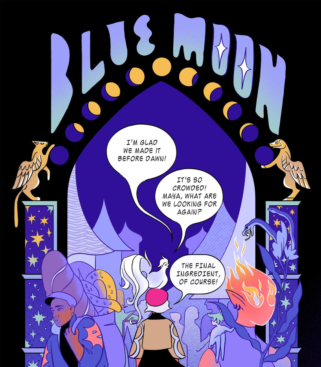 Snippets of my comic, Blue Moon
??????? 