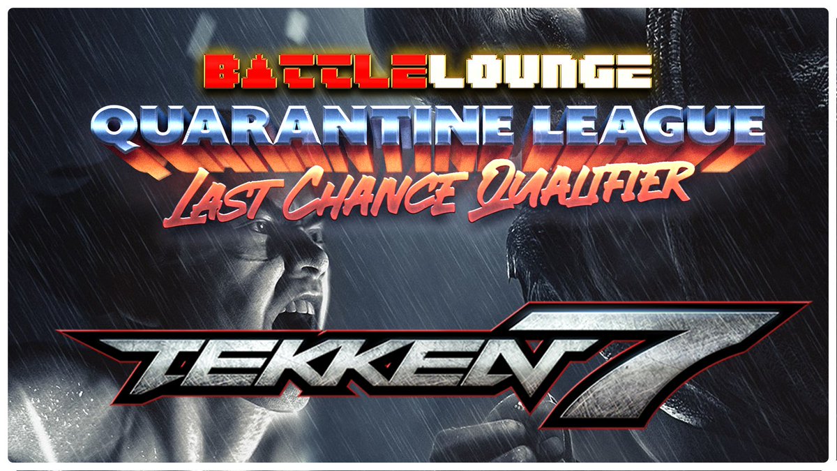 BattleLoungePDX's tweet photo. We're live with #QLS2 @TEKKEN 7 Last Chance Qualifier! Follow along with the @matcherino_  bracket and use that coupon code. Tune in on Twitch as we decide our 9th seed!

📋https://t.co/lSVzrthI8Q
🎟️coupon code: T7LCQ
📺https://t.co/PNZN4JF9XA https://t.co/19zdIMYoDB