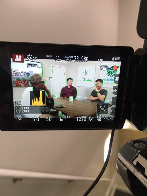 AsToldByAgency's tweet photo. #BurningTheMidnightOil getting our #Podcast up and running. Thanks @ShekeeseSMD from @OTRMediaGrp for sitting down with us! Stay tuned for the release of our podcast.
#Local
#Community
#SCMarketers
#ColumbiaMarketers
#SCFilmmakers
#ColumbiaFilmmakers
#Storytelling
#StoryCounts https://t.co/mIqUlFE1jc