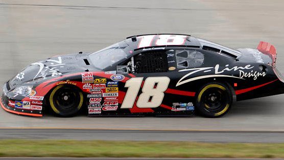 NASCARNASCARNAS's tweet image. Throwback to the good days of Kevin Conway racing part time for Joe Gibbs Racing. Best finish of 21st at Loudon #NASCAR #Extenze #Legend