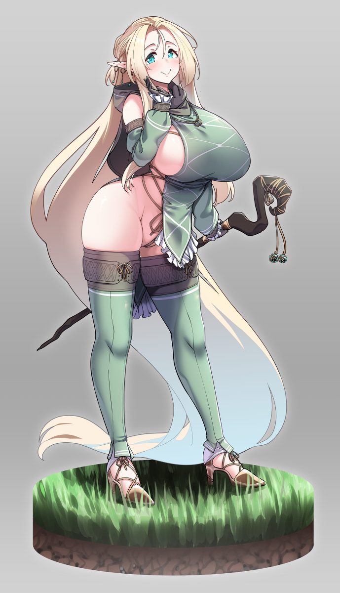 [R-18] 何の変哲もないどこにでもいるようなタイプのエルフ #オリジナル https://t.co/BS50wAhxrd 