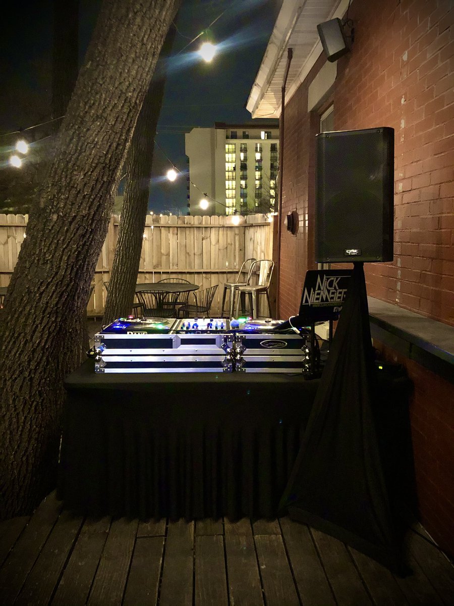 It’s a beautiful night for patio vibes! I’m spinning at <a href="/theleveekc/">The Levee</a> until close! Come kick it #KansasCity!