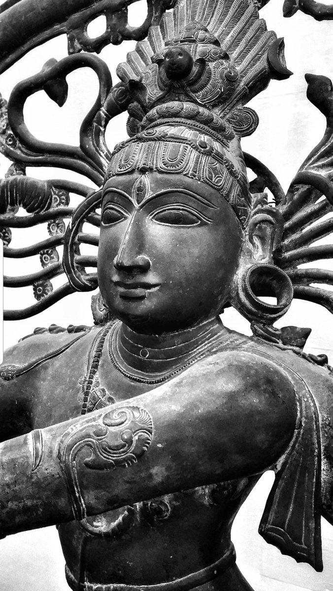 For the dancing figure of the god is not just a model of virile bodily perfection, but also an emblem of higher truths: on one level Shiva dances in triumph at his defeat of the demons of ignorance and darkness, and for the pleasure of his consort...