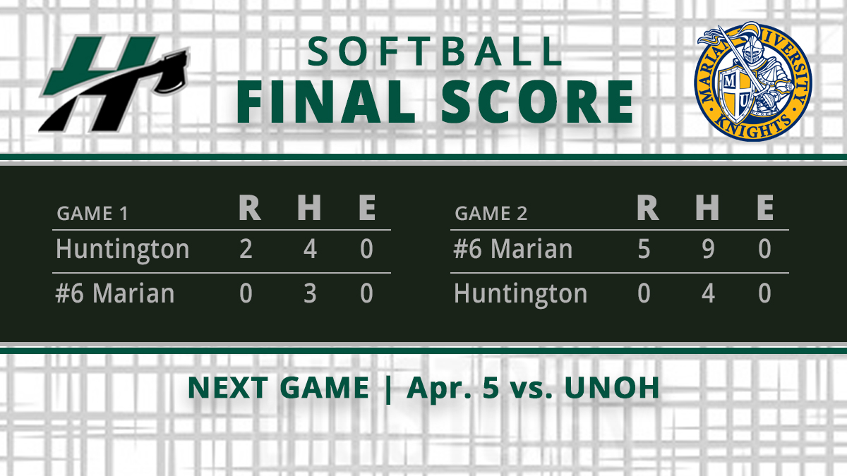 HU_Sports's tweet photo. Softball: HU tops #6 Marian in opener
 - https://t.co/d3epUW7Fov https://t.co/LcJpyGGZuw