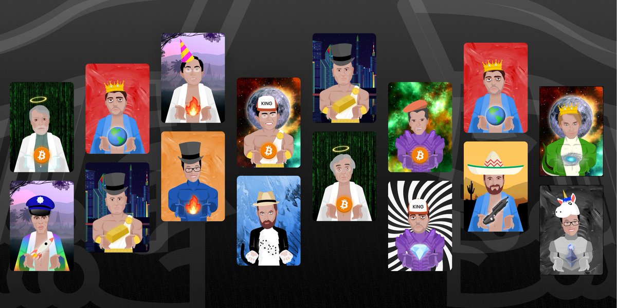 Our limited series #NFTs are algorithmically generated using over 70 distinct assets, no two #CryptoKings are alike! 

Check out our #nftsale at CryptoKings.Art and grab a King today! 👑

#CryptoArt #NFTCommunity #cryptopunks #ethereum #NFTcollector #NFT