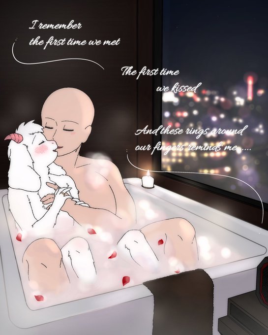 Commission!!!(@ theta217)
らるせいくんとお風呂...♥♥♥

どうもありがとうございました〜!! 