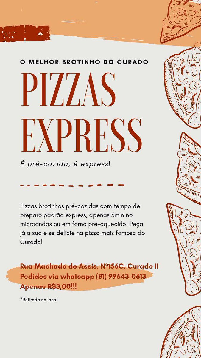 debrixxmatos's tweet photo. Depois de tantos pedidos, mainha resolveu começar a vender suas deliciosas pizzas.

Dá uma ajuda a mainha da amiguinha aqui, galera. Só dar uns rt!! VALEU! https://t.co/v9lh2VSPCN