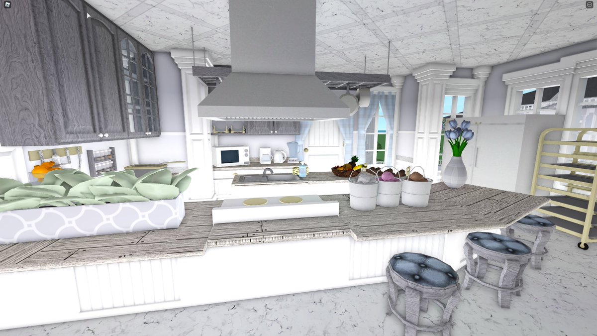 Bloxburg Kitchen Ideas Aesthetic Big