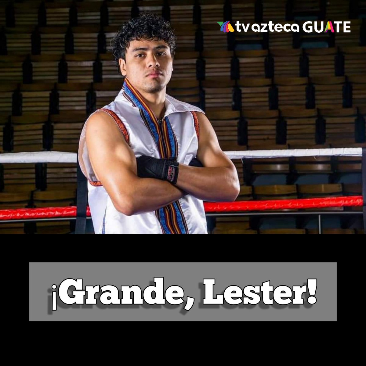 AztecaGuate's tweet photo. #AztecaDeportes | 🥊

¡Guatemala tiene a su campeón! El boxeador nacional Lester Martínez derrotó a Gabriel "Drago" López y se convierte en el nuevo campeón latinoamericano súper mediano de la OMB.

Vía: @KingKongTV https://t.co/d5GftH7ygo