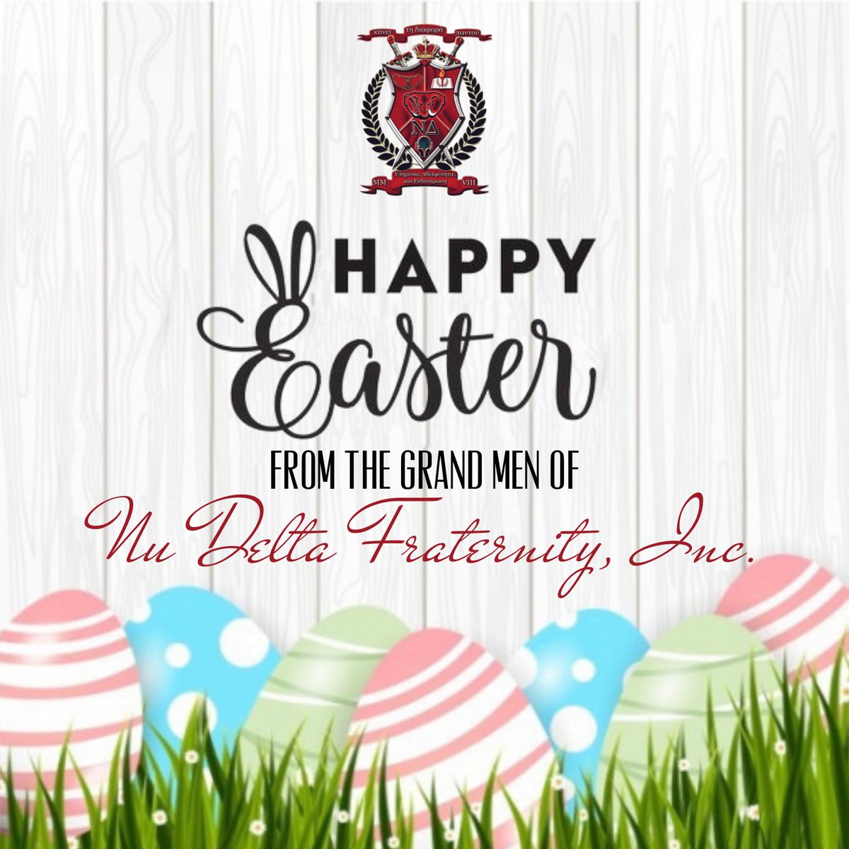 Nudelta_08's tweet photo. “We are told to let our light shine, and if it does, we won't need to tell anybody it does. Lighthouses don't fire cannons to call attention to their shining... they just shine.”

-Dwight L. Moody

Happy Early Easter From The Grand Men of Nu Delta Fraternity, Incorporated. #ΝΔ https://t.co/nvMxRd9KE4