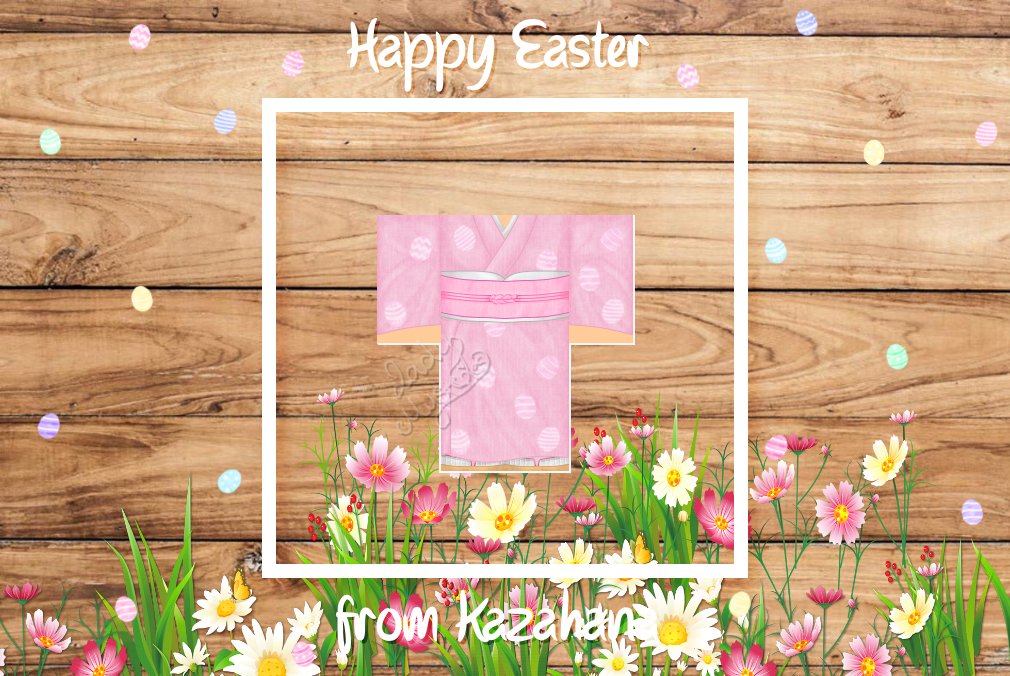 KazahanaRoblox's tweet image. ♡ Easter Kimono ♡

Sleeve:
roblox.com/catalog/660898…
Bottoms:
roblox.com/catalog/660896…

♡

#Roblox #RobloxDev #RBXDev #robloxclothing  #RobloxClothes  #robloxclothingdesigner