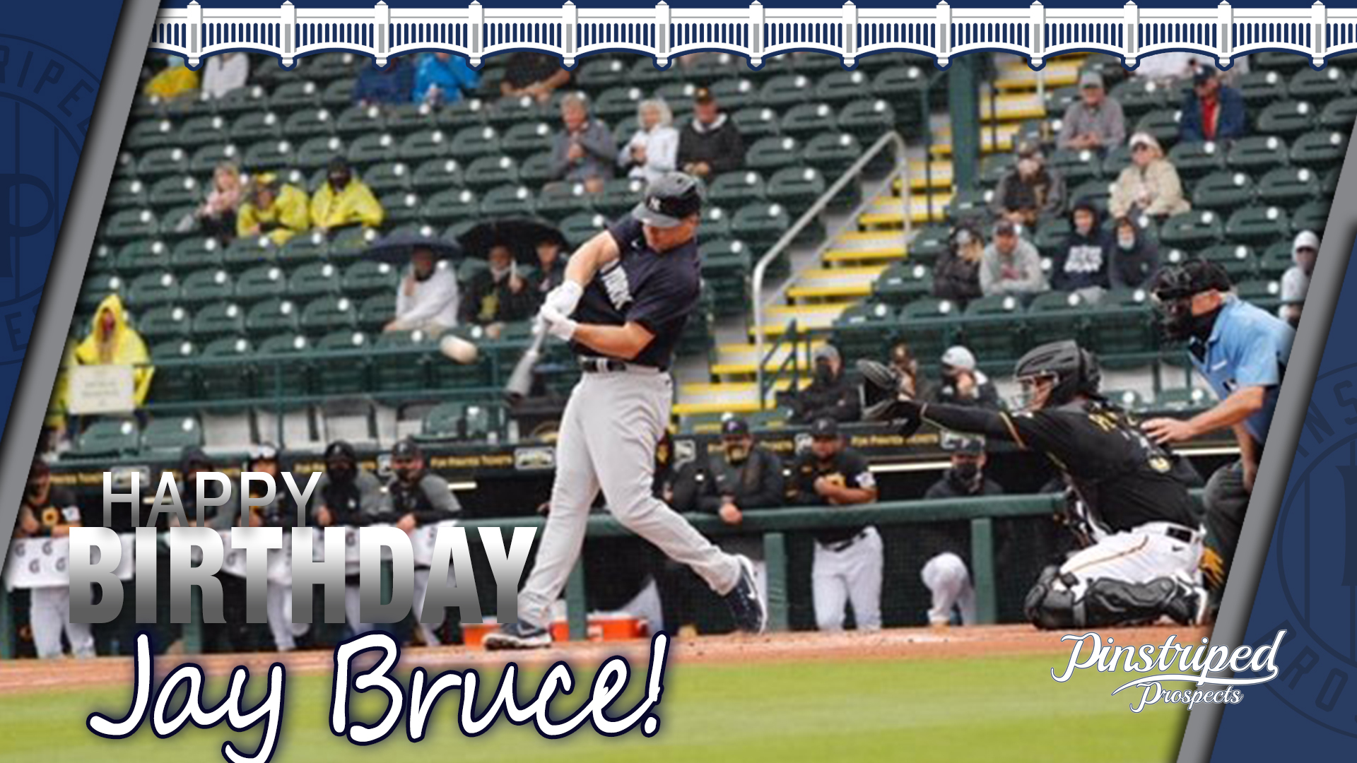 Happy Birthday to Yankees first baseman Jay Bruce! 