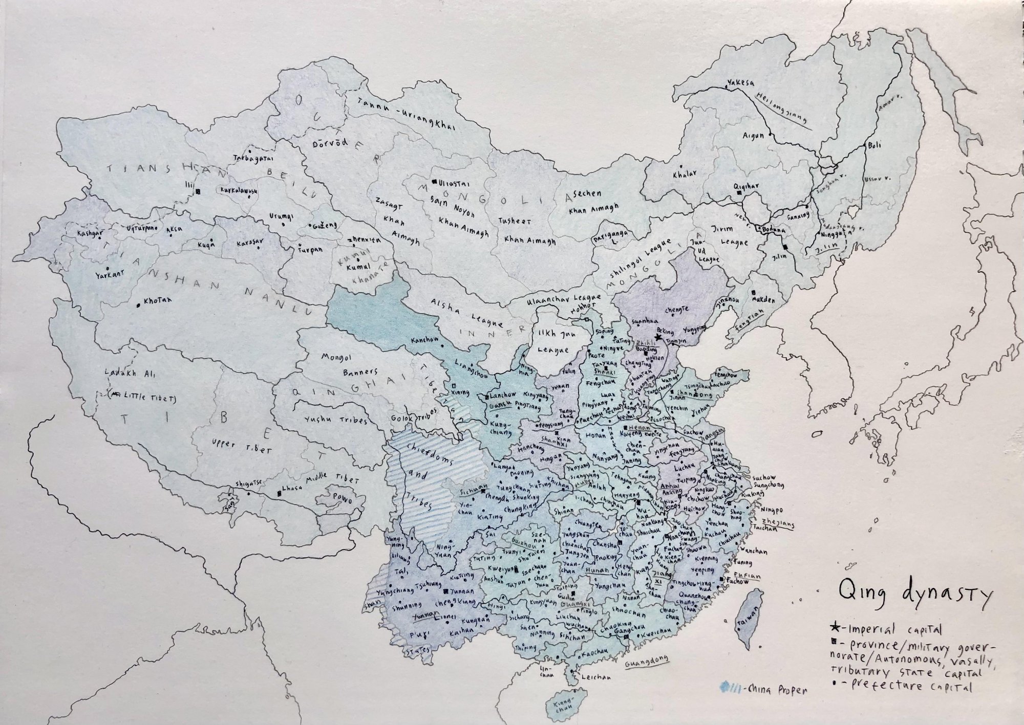 Страна где правила династия цинь на карте. Ойраты джунгары. Империя Цин карта. Карта Китая 1850 года. Цинская Империя карта.