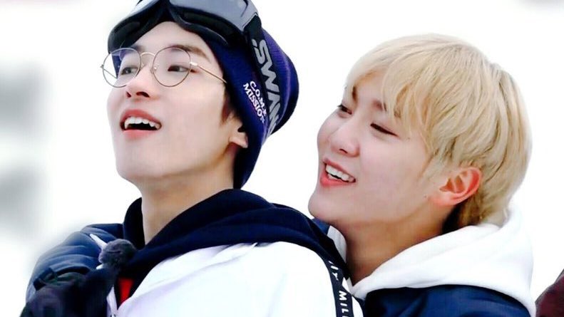 wonbooluvr's tweet image. seungkwan be like "i know a place" then brings you to wonwoo's back