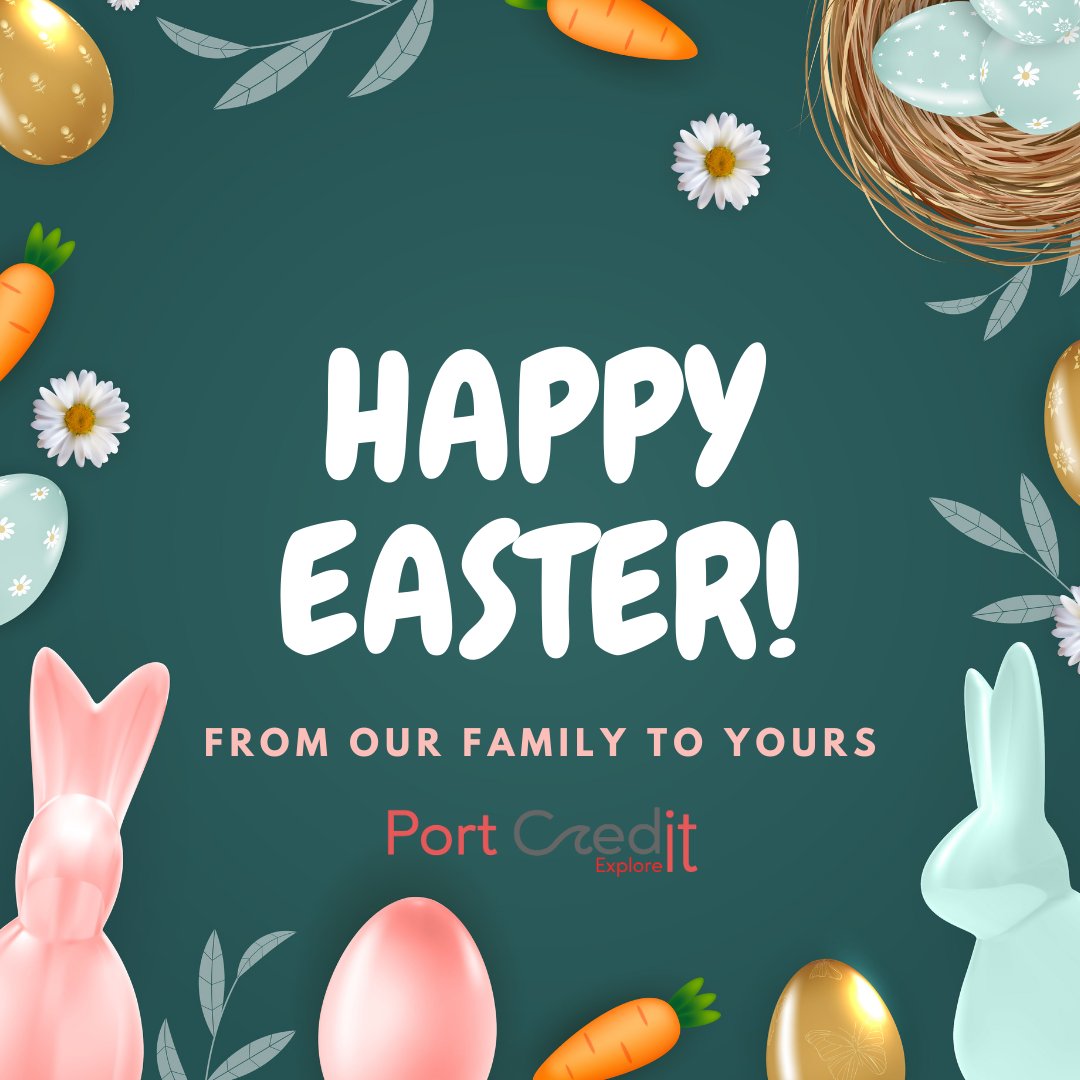 Portcreditbia's tweet photo. Happy Easter Port Credit!
Let’s send some ‘eggstra’ special love today to our small businesses today and take advantage of their specials, deals and sales.
#portcredit #PortCreditBIA #Easter #family #happy #supportsmallbusineses #supporttheport #ShopLocal #ShopLocalPortCredit https://t.co/qZtrvpQVx5