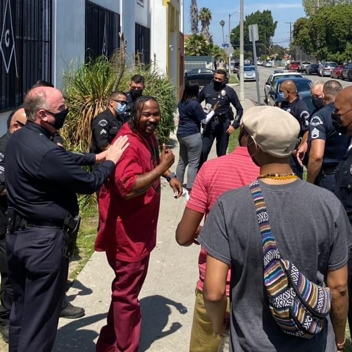 77th Street CSP Will like to thank Pastor Cagle on hosting a great community Easter event. Also will like to thank Deputy Chief Tingirides @lapd_etingirides and Commander Labrada <a href="/allabrada/">Toni López Labrada</a> for attending along with 77th Street command staff. <a href="/lapdcsp/">LAPD CSPB</a> <a href="/lapdhq/">LAPD HQ</a> @lapd77thdivision.