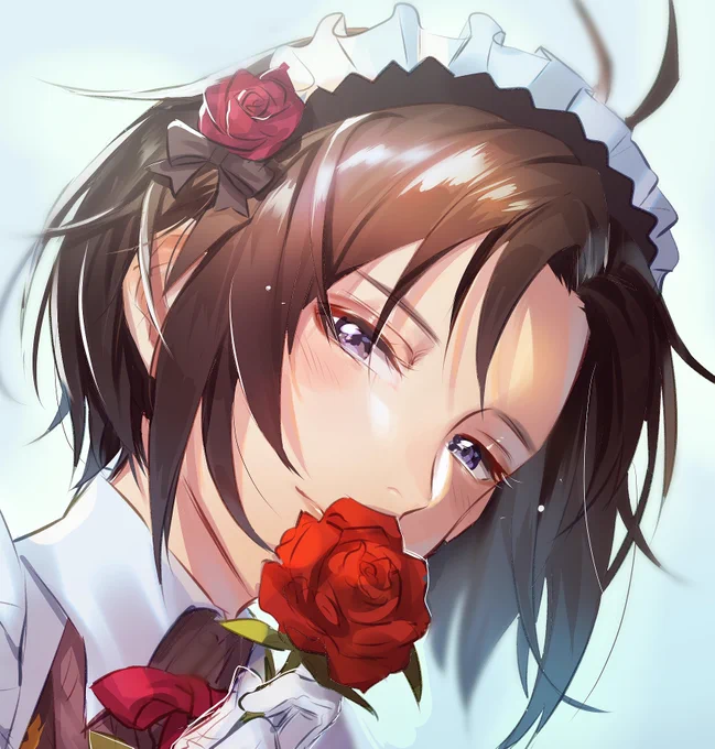メイドの菊地真さん 今更描いた 