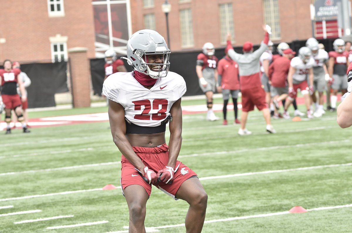 WSUCougarFB's tweet photo. Another good day of work.

Spring Practice No. 3
Photo Gallery and Rolovich Comments here
https://t.co/566HLdYpmG

#GoCougs I #LetsRoll https://t.co/3G3zrDBJ5E