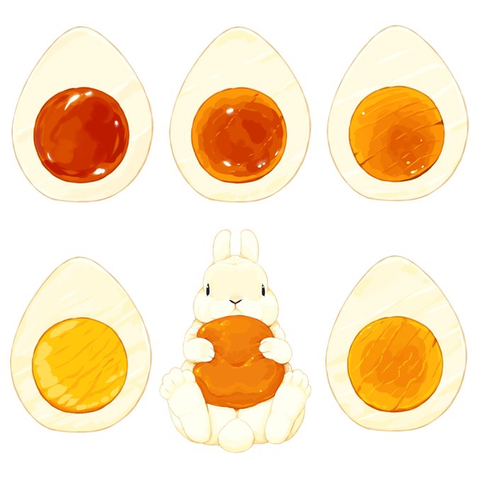 「egg (food) sitting」 illustration images(Popular)