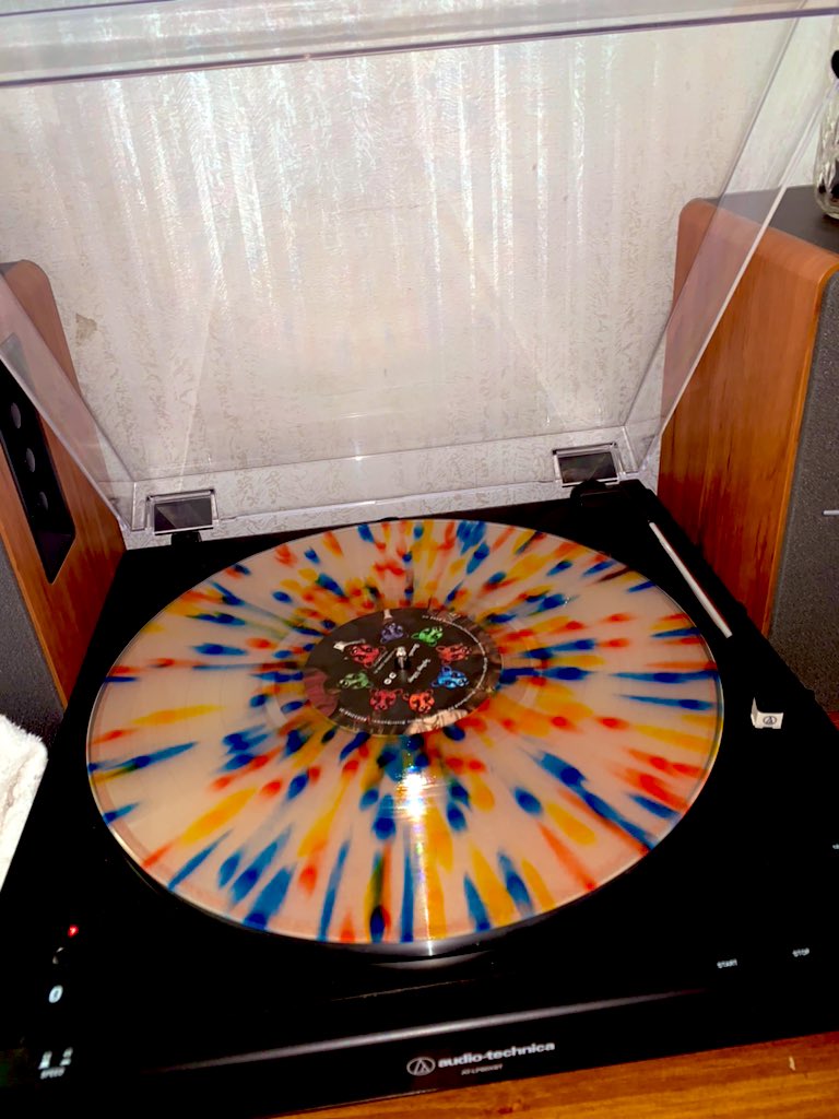 Finally got Spilligion on vinyl and it’s beautiful 😭 <a href="/SpillageVillage/">SPILLIGION IS OUT NOW!</a>