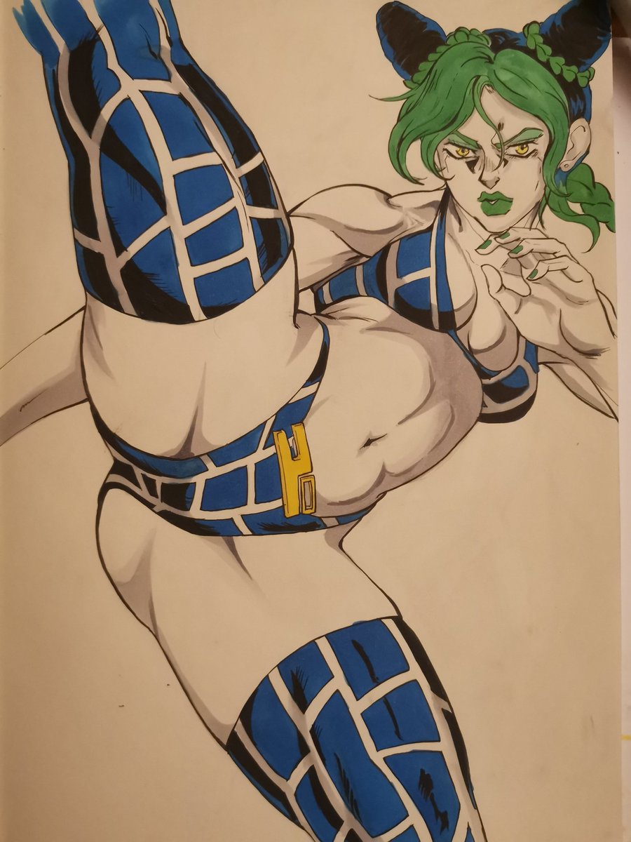 ...「Bunch of Jolyne pieces I've done to the ones who haven...