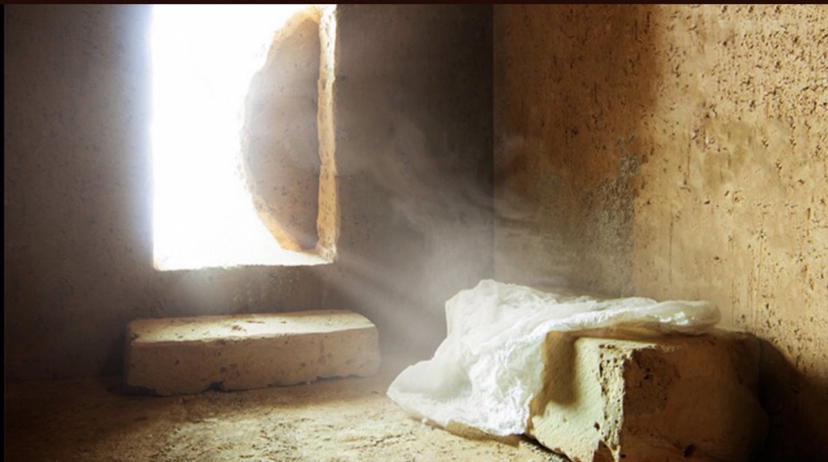 2000 years ago Mary Magdalene went to the tomb early Sunday to finish anointing Jesus’ body. What she saw that morning changed everything for all Christians.  Jesus was not in the tomb. He is alive! -John 20:18.                   Happy Easter!