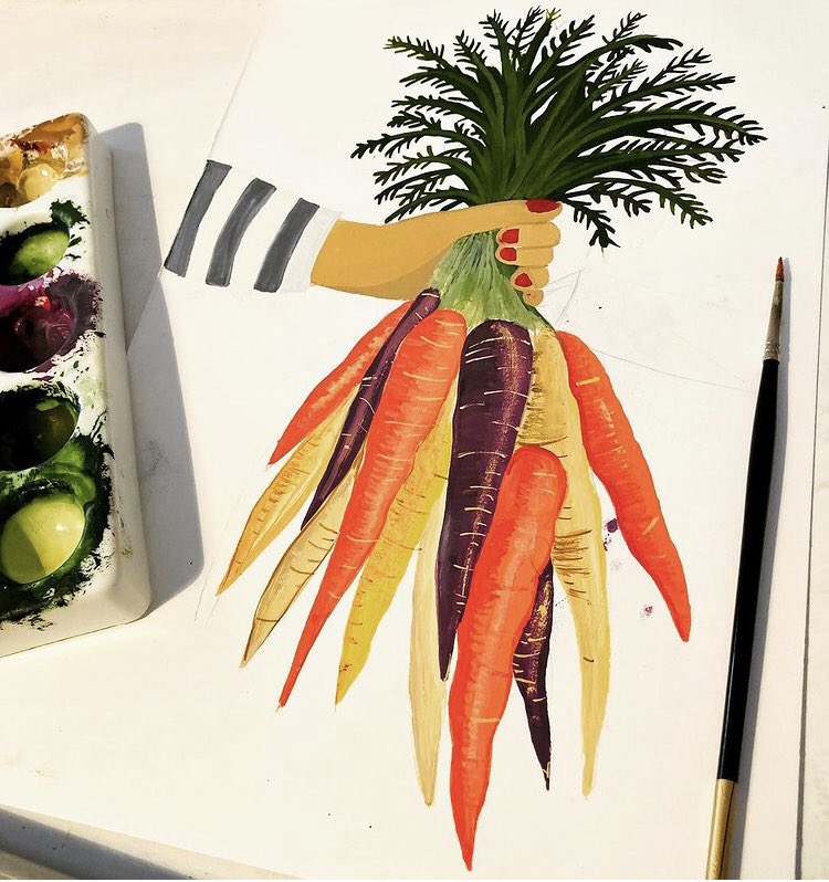 StudioScrase's tweet image. Happy Easter! 

Featuring a colourful bunch from our latest ‘Grow your own’ range 🥕 🐣 🎨 

#illustration #growyourown #HappyEaster2021 #Bath #handpainted #carrots #supportsmallbusiness