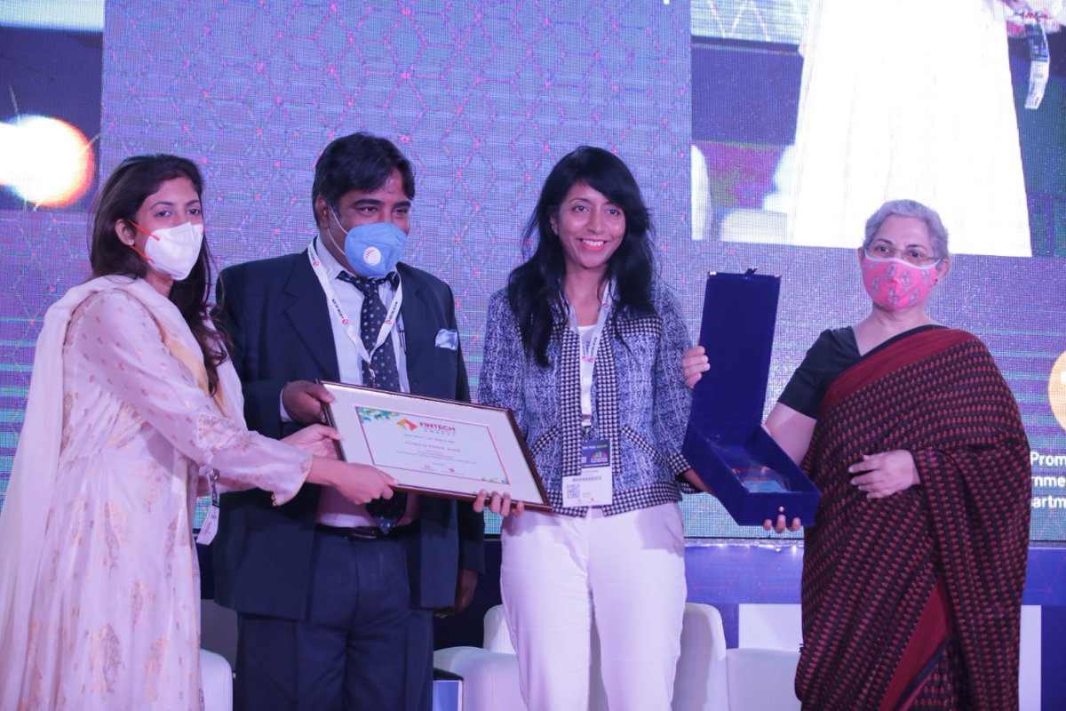 Sysarcinfomatix's tweet photo. It gives us immense pleasure to announce that our very own Pria Chandrakumar, VP - Service Delivery, SysArc Infomatix, received the prestigious Innovation in FinTech: Women in FinTech Award 2021 from the 7th Smart Cities India Expo at New Delhi on 26 March 2021.
@smartcitiesind https://t.co/0mwP9RvRb4