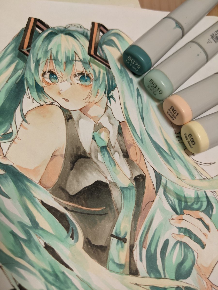 なtsuき 低浮上 塗り模索みくちゃん 初音ミクのイラストだけで興味を持ってくれる方へ届け 初音ミク コピック なtsuき 低浮上 塗り模索みくちゃん 初音ミクのイラストだけで興味を持ってくれる方へ届け 初音ミク コピック