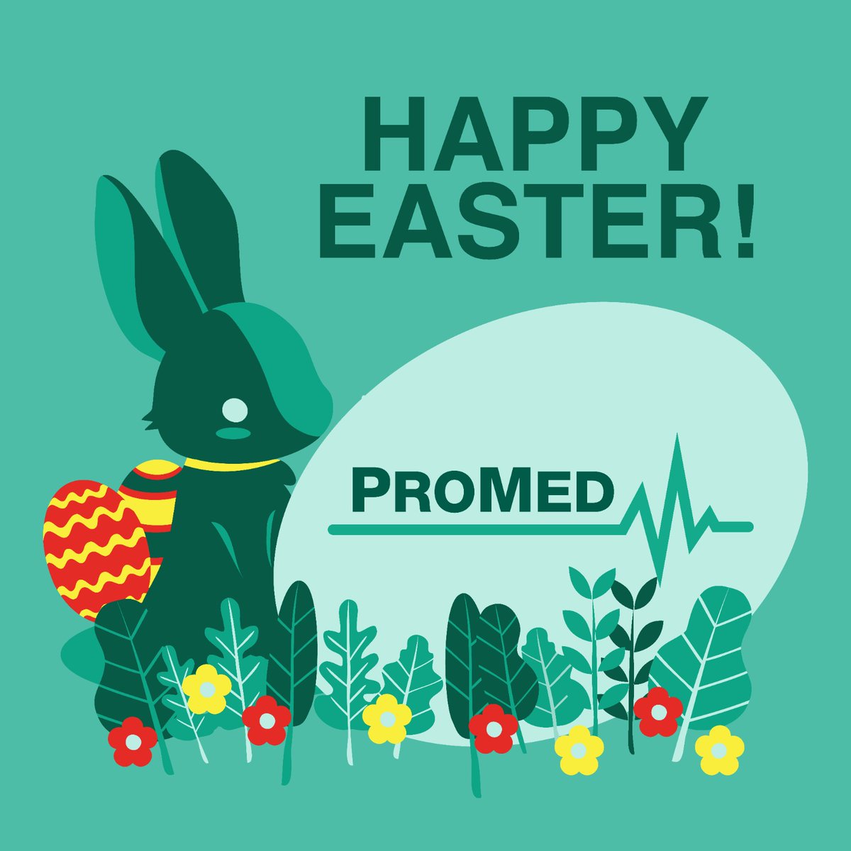 ProMed999's tweet photo. Happy Easter to all our Clients, Suppliers, Staff, Service Partners,  Followers and Friends. 

May your day be filled with chocolate and treats! We hope the Easter Bunny has been as good to you. https://t.co/zwaKWgyFIP