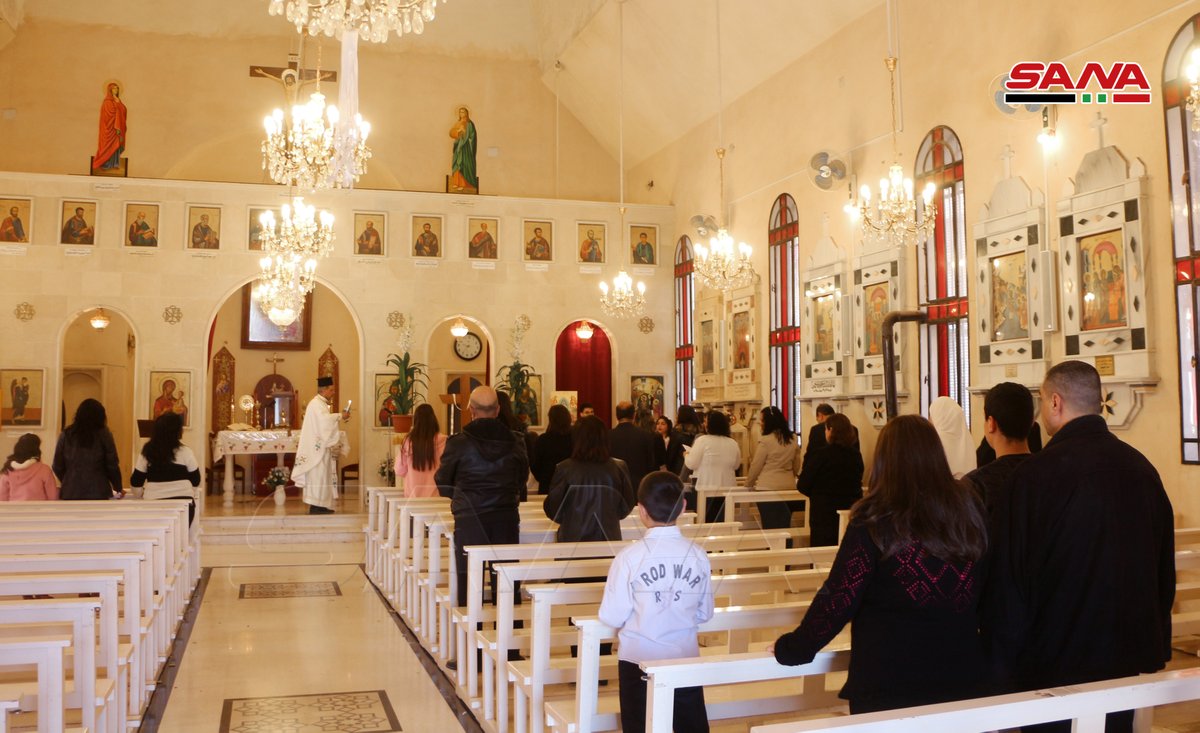 كنيسة يوحنا الدمشقي للروم الملكيين الكاثوليك تصوير ضياء الدين السعيد سانا درعا