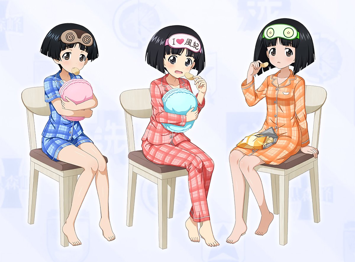 灰色服のプリン ガルパン総合アカウント En Twitter ガルパン資料集 戦車道大作戦 カモさんチームお泊り会 金春希美 パジャマ これ カモっぽくないですか 園みどり子 パジャマ 風紀委員だってコンビニ行くわよ 後藤モヨ子 パジャマ この