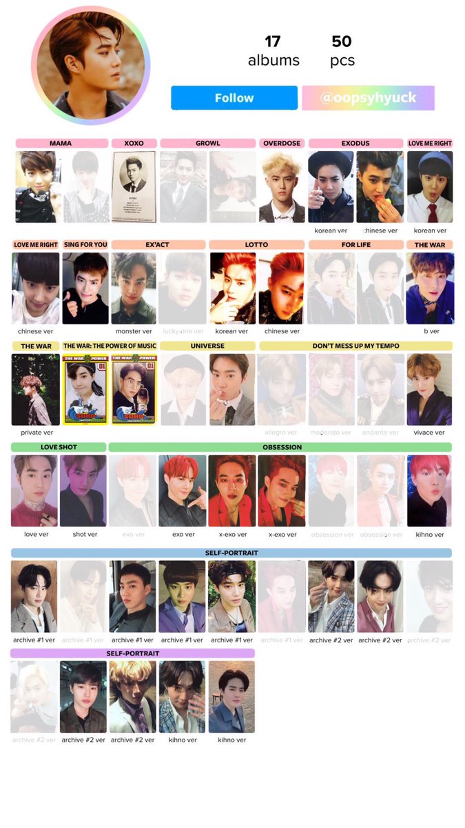 emctje's tweet photo. WTB PC SUHO EXO YG MURCE
bot priority tapiii lebih kepingin yg exodus chinese ver , exact monster ver, lotto , love shot shot ver, the war priv ver under 50k yaakk
bisa 🍊 n gratis ong (harus) dom jawa only
co hari ini (4.4) kalau nemu https://t.co/5KKFNM7cDU