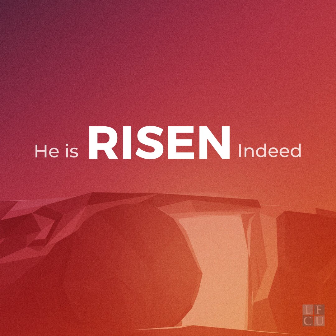 Hallelujah!
Because Jesus rose, we also will rise - Hallelujah!  May the power of Easter fill your heart with joy and peace not only today, but everyday.
#Easter #LutheranFCU #LCMS #Nationwide #CreditUnion