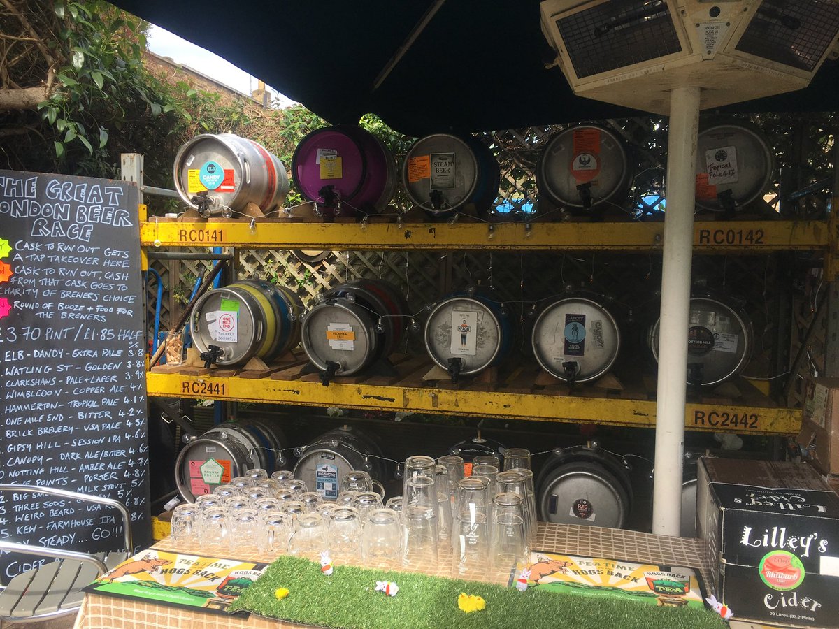 ThePineapplePub's tweet photo. We can’t believe it’s now been 2 Easters since we’ve had a classic #PineapplePub #BeerFestival and #bonnetcompetition festival. But knowing we’re seeing you all on Monday 12th and onward brings us such joy. Have A wonderful #Easter #weekend everyone and we’ll see you soon 💜💛🐣 https://t.co/IZ7HyuLdtc