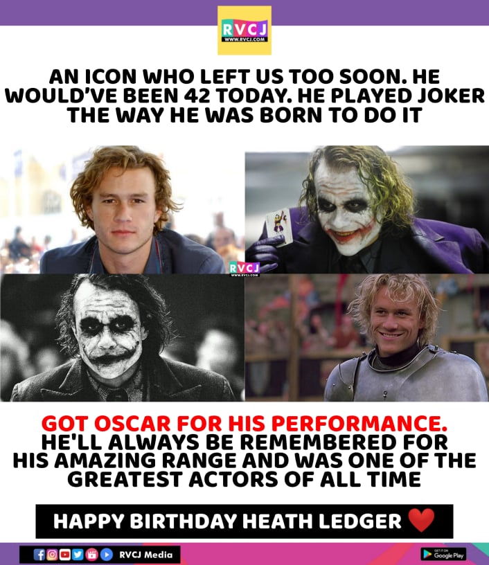 Happy Birthday Heath Ledger 